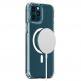 Spigen Ultra Hybrid MagSafe Case - хибриден кейс с висока степен на защита с MagSafe за iPhone 12 Pro Max (бял-прозрачен)  7