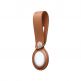 Apple AirTag Leather Loop - стилна оригинална каишка от естествена кожа за Apple AirTag (кафяв) 1