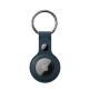 SwitchEasy Wrap Leather Keyring - стилен ключодържател от естествена кожа за Apple AirTag (тъмносин) 1