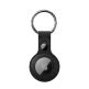 SwitchEasy Wrap Leather Keyring - стилен ключодържател от естествена кожа за Apple AirTag (черен) 1