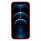 Tel Protect MagSilicone Case - силиконов (TPU) калъф с вграден магнитен конектор (MagSafe) за iPhone 12 mini (червен) 3
