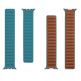 Tactical 738 Leather Loop Band - кожена каишка от естествена кожа за Apple Watch 42мм, 44мм (светлозелен) 2