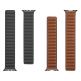 Tactical 723 Leather Loop Band - кожена каишка от естествена кожа за Apple Watch 38мм, 40мм (черен) 2