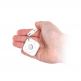 ComT Silicone AirTag Strap Cover - силиконов кейс с връзка за Apple AirTag (бял) 2