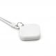 ComT Silicone AirTag Strap Cover - силиконов кейс с връзка за Apple AirTag (бял) 3