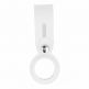 JC AirTag Silicone Loop - силиконова каишка за Apple AirTag (бял) 2