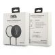 Karl Lagerfeld USB-C Magnetic Wireless Qi Charger - поставка (пад) за безжично зареждане за iPhone с Magsafe (черен) 1