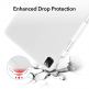 ESR Project Zero Slim Matte Case - удароустойчив силиконов (TPU) калъф за iPad Pro 12.9 M1 (2021) (прозрачен-мат) 2