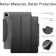 ESR Ascend Trifold Case - полиуретанов калъф с поставка и отделение за Apple Pencil 2 за iPad Pro 12.9 M1 (2021) (черен) 3