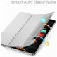 ESR Ascend Trifold Case - полиуретанов калъф с поставка и отделение за Apple Pencil 2 за iPad Pro 12.9 M1 (2021) (сребрист) 1