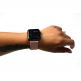JC Design Modern Buckle Band - силиконова каишка с магнитна закопчалка за Apple Watch 38мм, 40мм (бежов) 1