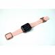JC Design Modern Buckle Band - силиконова каишка с магнитна закопчалка за Apple Watch 38мм, 40мм (бежов) 2