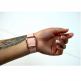 JC Design Modern Buckle Band - силиконова каишка с магнитна закопчалка за Apple Watch 38мм, 40мм (бежов) 3