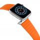 JC Design Modern Buckle Band - силиконова каишка с магнитна закопчалка за Apple Watch 38мм, 40мм (оранжев) 4