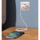Joyroom Dual Port Fast Charger 20W with Quick Charge and PD - захранване за ел. мрежа с USB-A и USB-C изходи и технологии за бързо зареждане (бял) 2