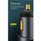 Baseus Cigarette Lighter Expansion Car Charger USB & USB-C QC 120W (CCBT-C0G) - зарядно за кола с USB-A и USB-C изходи и технология за бързо зареждане (тъмносив) 10