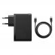 Baseus GaN 2 Pro Charger 100W (CCGAN2P-L01) - захранване за ел. мрежа за лаптопи, смартфони и таблети с 2xUSB и 2xUSB-C изходи с технология за бързо зареждане и USB-C кабел (черен) 3