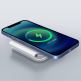 Sdesign 3-in-1 MagSafe Wireless Charger - тройна поставка (пад) за безжично зареждане на iPhone с Magsafe, Apple Watch и Qi съвместими устройства (бял) 12