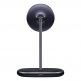 Baseus Swan 2-in-1 Magnetic Wireless Qi Charging Stand 20W (WXSW-C01) - двойна поставка (пад) за безжично зареждане за iPhone с Magsafe и други устройства с безжично зареждане(черен) 2
