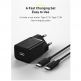 Baseus Super Si USB-C PD Wall Charger 25W (TZCCSUP-L02) - захранване за ел. мрежа с USB-C изход с технология за бързо зареждане и USB-C към USB-C кабел (бял) 8
