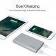 Energizer HighTech Power Bank 8000 mAh - преносима външна батерия с 2xUSB-A изходи за зареждане на мобилни устройства (тъмносив) 5