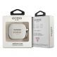 Guess AirPods 3 Silicone Glitter Case - силиконов калъф с карабинер за Apple Airpods 3 (бял) 2