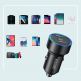 Choetech Dual USB-C Car Charger Adapter 36W - зарядно за кола с 2xUSB-C изхода и технология за бързо зареждане (черен) 4