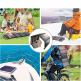 Choetech Foldable Travel Solar Panel 22W - сгъваем соларен панел, зареждащ директно вашето устройство от слънцето с 2 USB-A порта (черен) 3