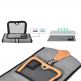 Choetech Foldable Travel Solar Panel 22W - сгъваем соларен панел, зареждащ директно вашето устройство от слънцето с 2 USB-A порта (черен) 6