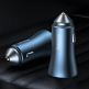 Baseus Golden Contactor Pro Quick Car Charger 40W (TZCCJD-03) - зарядно за кола с USB-A и USB-C изходи с технология за бързо зареждане и USB-C към Lightning кабел (син) 10