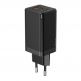 Baseus GaN 2 Pro Charger 65W (CCGAN2P-B01) - захранване за ел. мрежа за лаптопи, смартфони и таблети с USB и 2xUSB-C изходи с технология за бързо зареждане (черен) 10