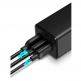 Baseus GaN 2 Pro Charger 65W (CCGAN2P-B01) - захранване за ел. мрежа за лаптопи, смартфони и таблети с USB и 2xUSB-C изходи с технология за бързо зареждане (черен) 12