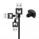 Wozinsky Magnetic Cable 3 - кабел с магнитен накрайник с USB-C, MicroUSB и Lightning конектори (черен) 5