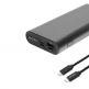 4smarts Power Bank Enterprise 2 20000mAh 130W with Quick Charge and PD - външна батерия с USB-C изход и технологии за бързо зареждане (тъмносив) 4