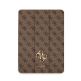 Guess 4G Folio Cover - дизайнерски кожен кейс и поставка за iPad Pro 12.9 M1 (2021) (кафяв) 1