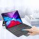 Dux Ducis Wireless Touchpad Keyboard Case - полиуретанов калъф, клавиатура, тракпад и поставка за iPad Pro 12.9 (2020), iPad Pro 12.9 (2018) (черен) 5