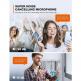 TeckNet Bluetooth On-Ear Noise Cancelling Headset - безжична блутут слушалка с управление на звука и микрофон за мобилни устройства (черен) 1