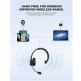 TeckNet Bluetooth On-Ear Noise Cancelling Headset - безжична блутут слушалка с управление на звука и микрофон за мобилни устройства (черен) 4
