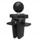 4smarts UltiMag RoadTrip Wireless Car Charger Set 15W - поставка за радиатора или таблото на кола с безжично зареждане за iPhone с Magsafe (черен) 6