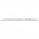 Apple Magic Wireless Keyboard with Touch ID and Numeric Keypad BG - безжична клавиатура за Mac компютри с M1 процесор (сребрист-бял) (модел 2021) 1