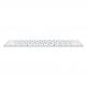 Apple Magic Wireless Keyboard with Touch ID BG - безжична клавиатура за Mac компютри с M1 процесор (сребрист-бял) (модел 2021) 2