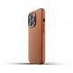 Mujjo Full Leather Case - кожен (естествена кожа) кейс за iPhone 13 Pro (кафяв) 2