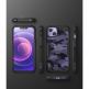 Ringke Fusion X Case - хибриден удароустойчив кейс за iPhone 13 mini (черен-камуфлаж) 1
