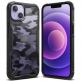 Ringke Fusion X Case - хибриден удароустойчив кейс за iPhone 13 mini (черен-камуфлаж) 8