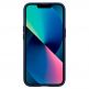 Spigen Liquid Air Case - силиконов (TPU) калъф с висока степен на защита за iPhone 13 (син) 2