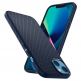 Spigen Liquid Air Case - силиконов (TPU) калъф с висока степен на защита за iPhone 13 (син) 4
