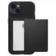 Spigen Slim Armor CS Case - хибриден кейс с отделение за кр. карти и най-висока степен на защита за iPhone 13 (черен) 2
