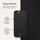 Spigen Cyrill Leather Brick Case - дизайнерски кожен кейс за iPhone 13 Pro (черен) 1