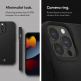 Spigen Cyrill Leather Brick Case - дизайнерски кожен кейс за iPhone 13 Pro (черен) 4