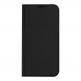 Dux Ducis Skin Pro Case - кожен калъф с поставка и отделение за кр. карти за iPhone 13 Pro (черен) 9